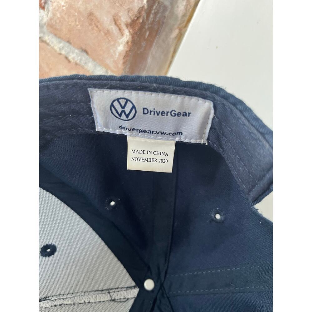 VW Volkswagen Logo Hat Blue‎ DriverGear - Picture 7 of 7